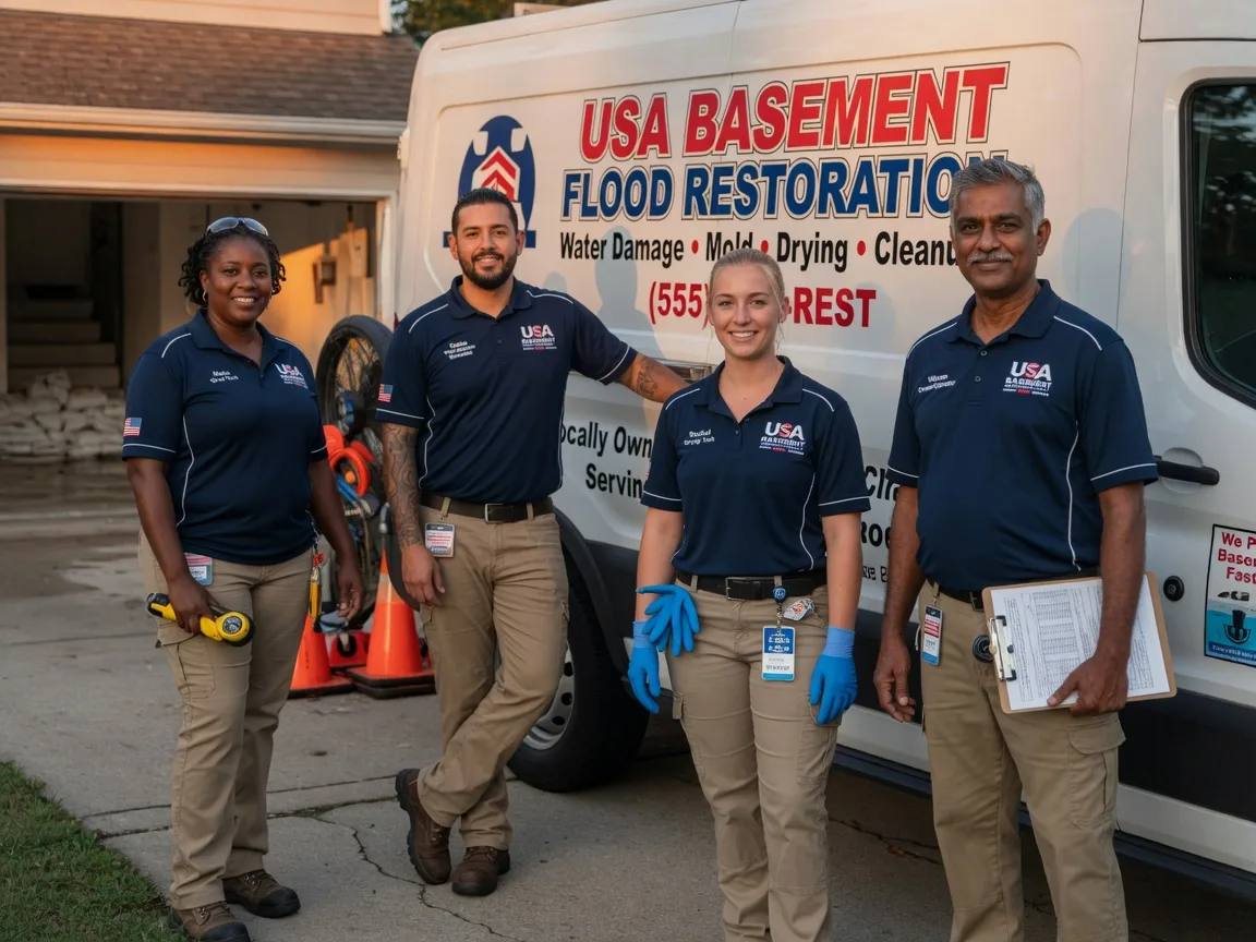 Basement Flood Cleanup company in Moxahala, OH